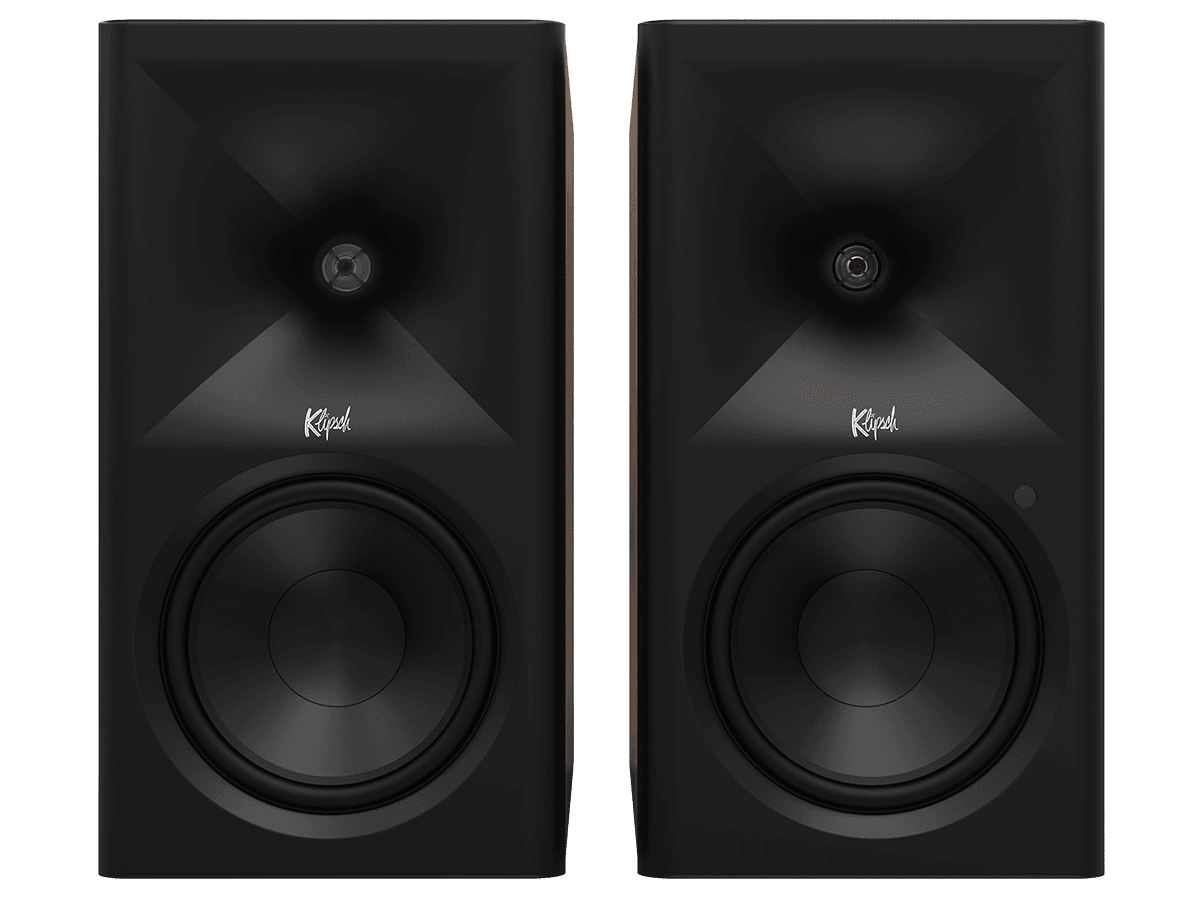 Front view of Klipsch Sevens II active speakers