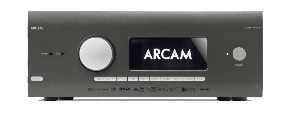 Arcam AVR11 – AV receiver, front view