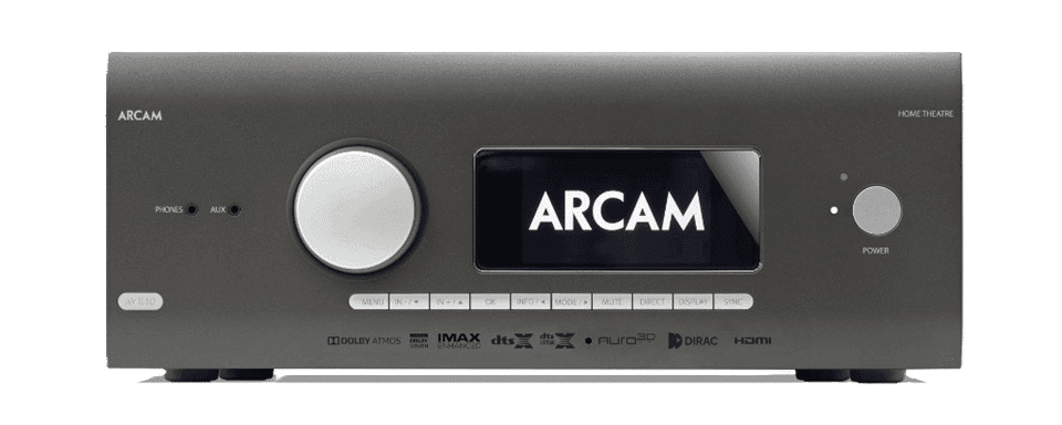 Arcam AVR10 – AV receiver, front view