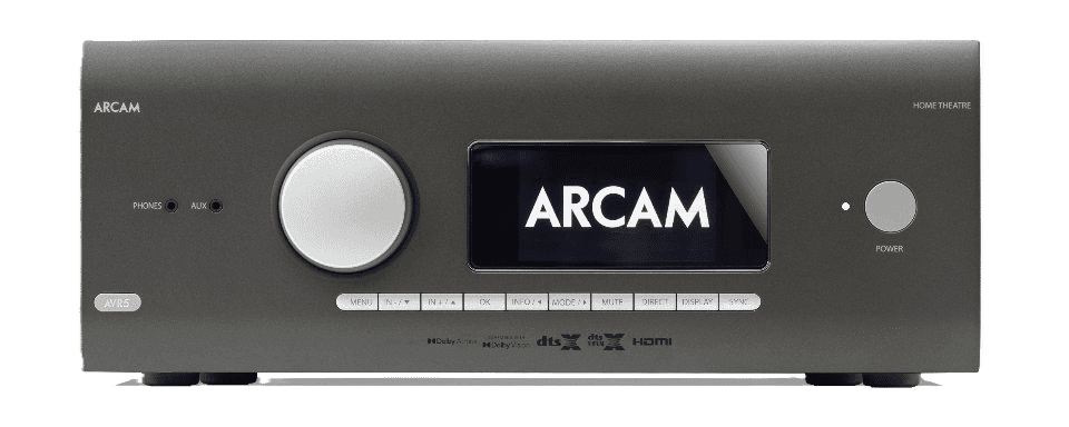 Arcam AVR5 – AV receiver, front view