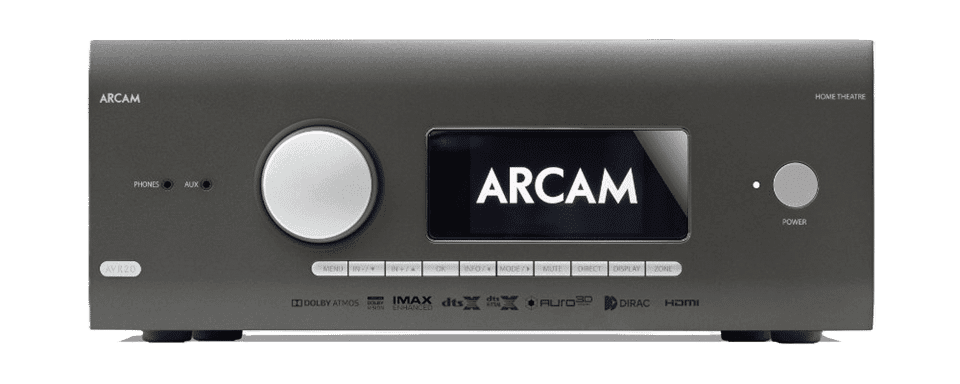 Arcam AVR20 – AV receiver, front view