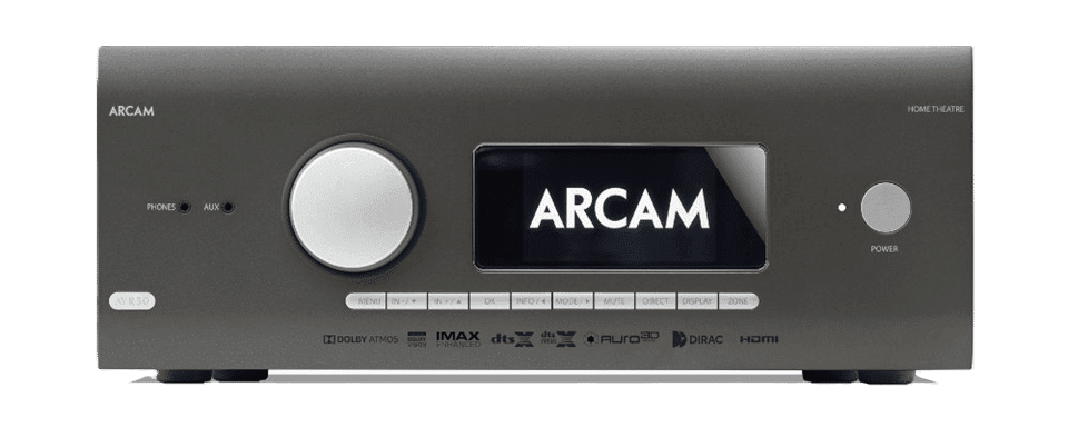 Arcam AVR30 – AV receiver, front view