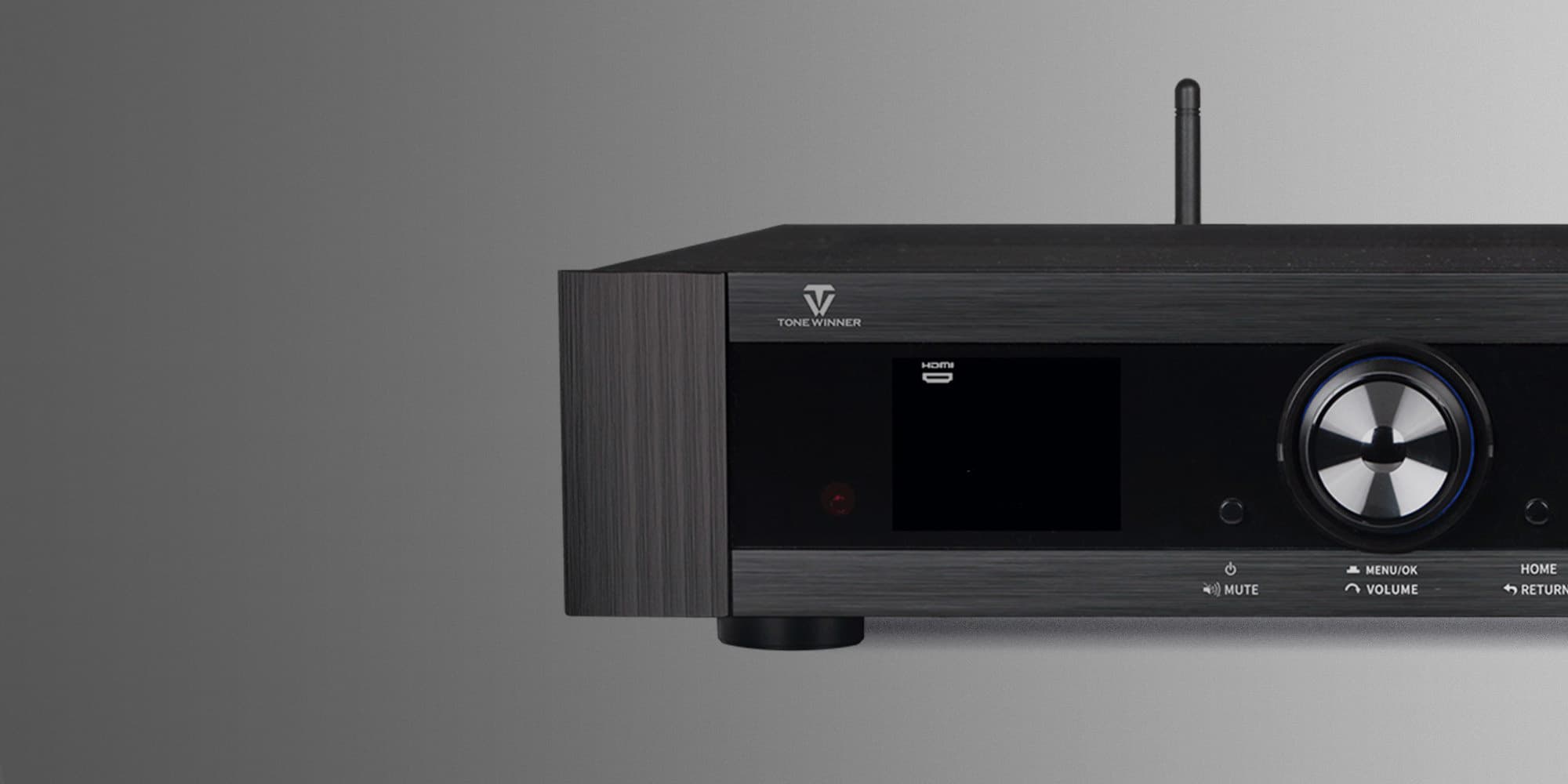 Tonewinner device seen from the front