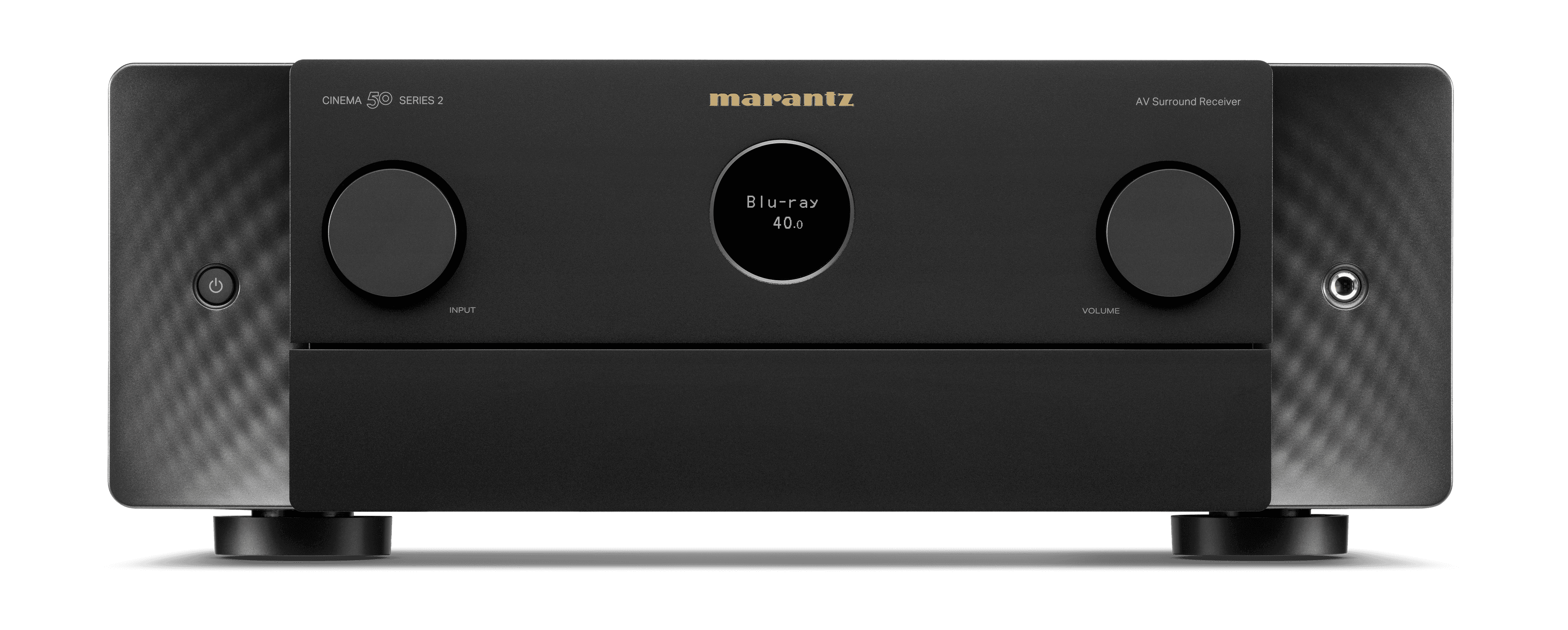 front view of black marantz cinema 50 series 2 device