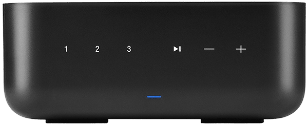 Front view of Denon Home Amp device
